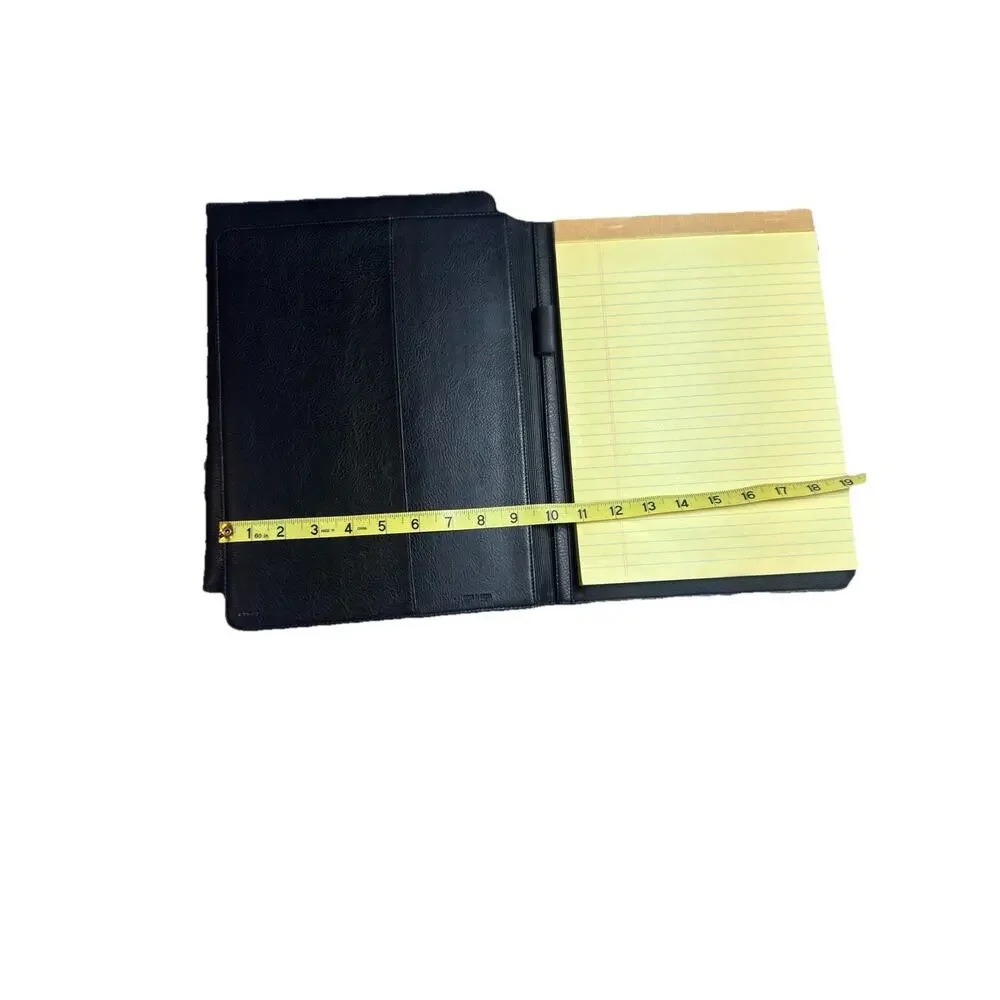 Disney Mickey Mouse Black Leather Portfolio Cover for 5 x 8 small legal pads (2)